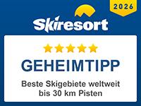 Grafik: Skiresort.de Geheimtipp – 5 Sterne